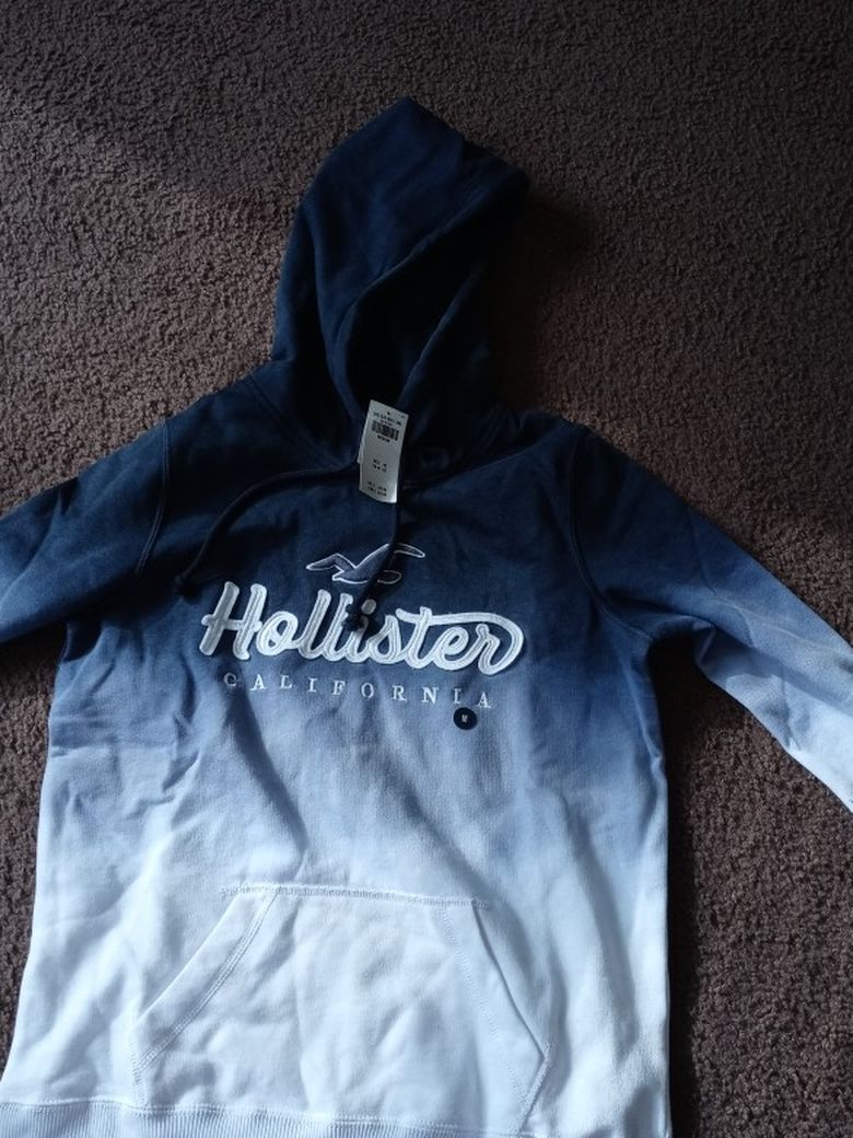 Brand New Blue Ombre Hollister Hoodie