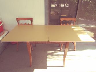 Dining table and 2 chairs