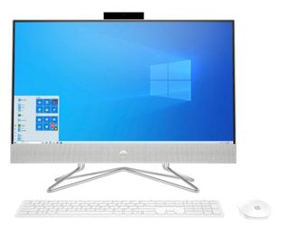 HP Desktop Computer 24-cb0017c 23.8" FHD All-in-One PC, AMD R3-5300U, 2.60GHz, 8GB RAM, 1TB HDD, 256GB SSD, Win11H -