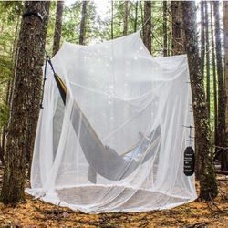 Ultra Large Mosquito Net with Carry Bag, Bug Netting with 2 Openings | Mosquito Netting for Bed, Patio, Camping