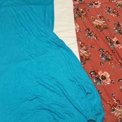 Two Women Long Skirts Midum Together Only