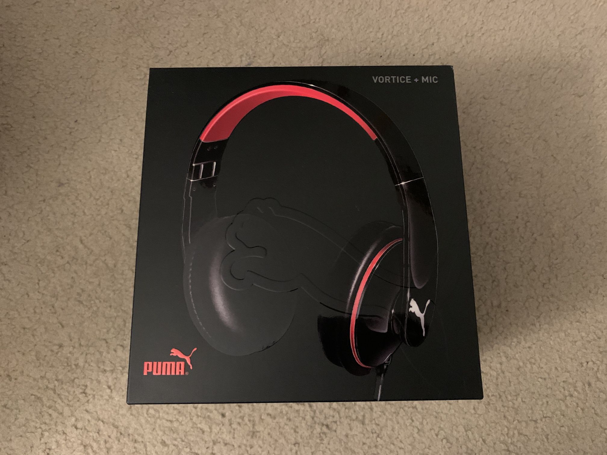 New Wired Puma Vortice Over Ear Headphone Headset And Mic  