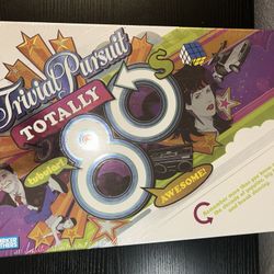 Parker Brothers Trivial Pursuit Totally 80s Game Board Brand New Sealed