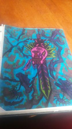 Skull sword and dragonball z