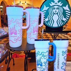 Disneyland/starbucks pink&blue