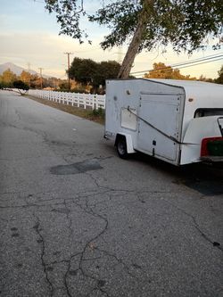 Mini toy hauler...camper trailer...
