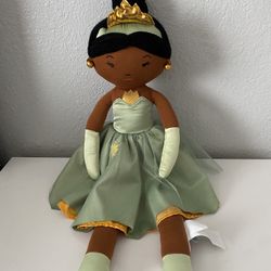 Disney Pillowfort Tiana Princess Throw Pillow Plush Doll