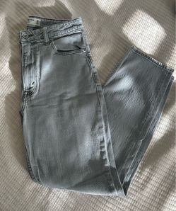 Abercrombie & Fitch, Curve Love, High Rise Jeans, Light Grey, Women’s Size 26