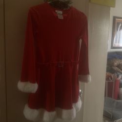 Vestido Navideño Nuevo Sin Etiqueta