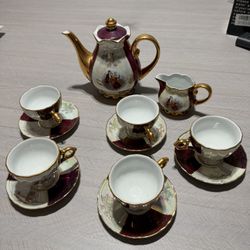 Romeo And Juliet Fine Porcelain Tea Set