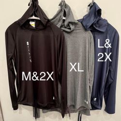 Under Armour Women's Lightweight Heatgear Velocity Twist Hoodies, NEW, several colors/sizes, $25 ea