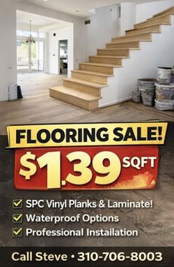 Waterproof $1.39/sqft - Pacoima - New Shipment