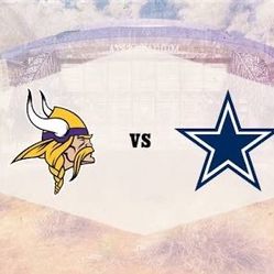 Dallas Cowboys versus Minnesota Vikings