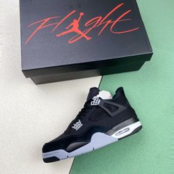 Jordan 4 SE Black Canvas 30