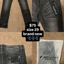 Brand new purple jeans size 29
