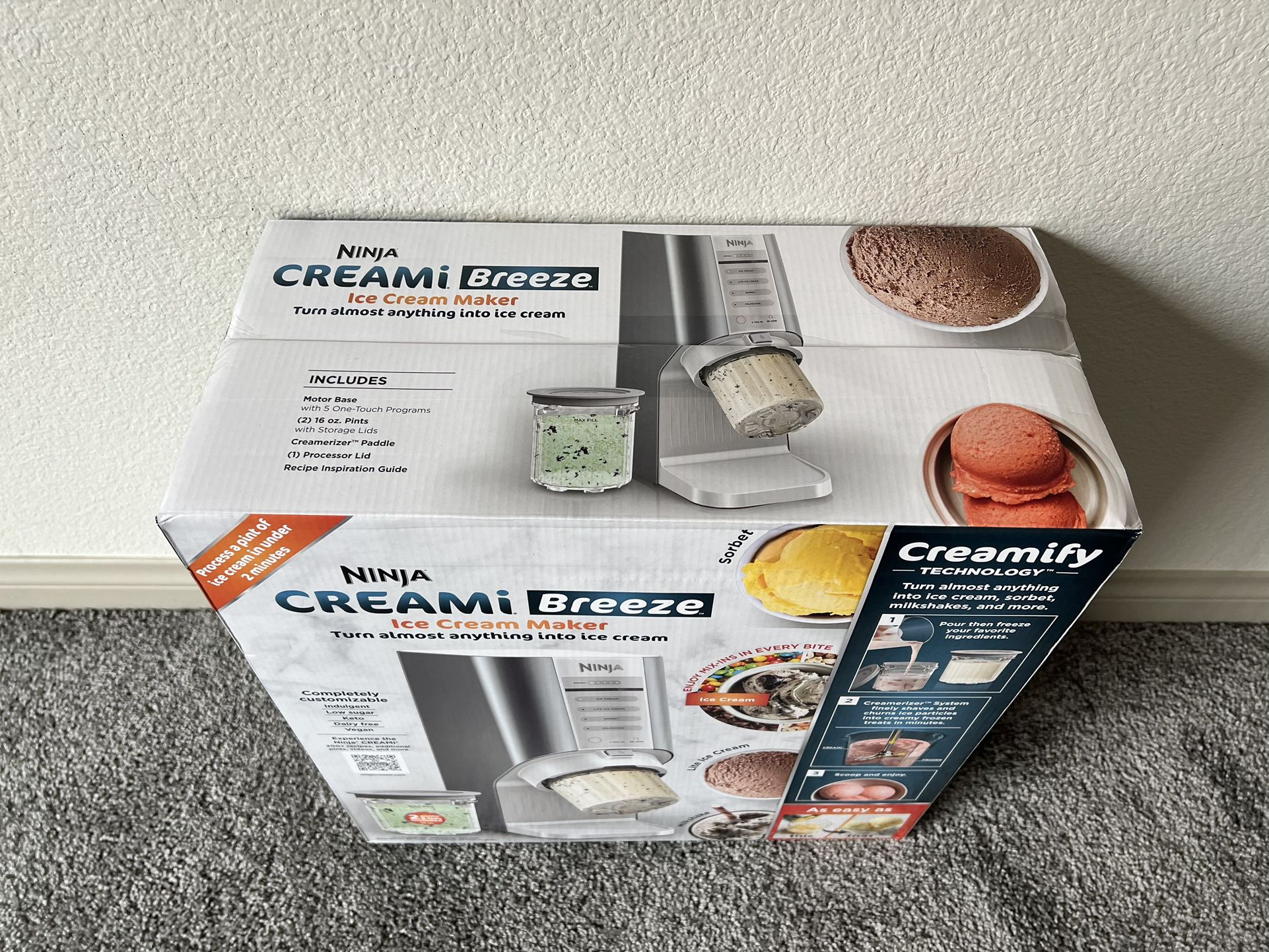 Ninja Creami Breeze Ice Cream Maker and Frozen Treat Maker | NC100