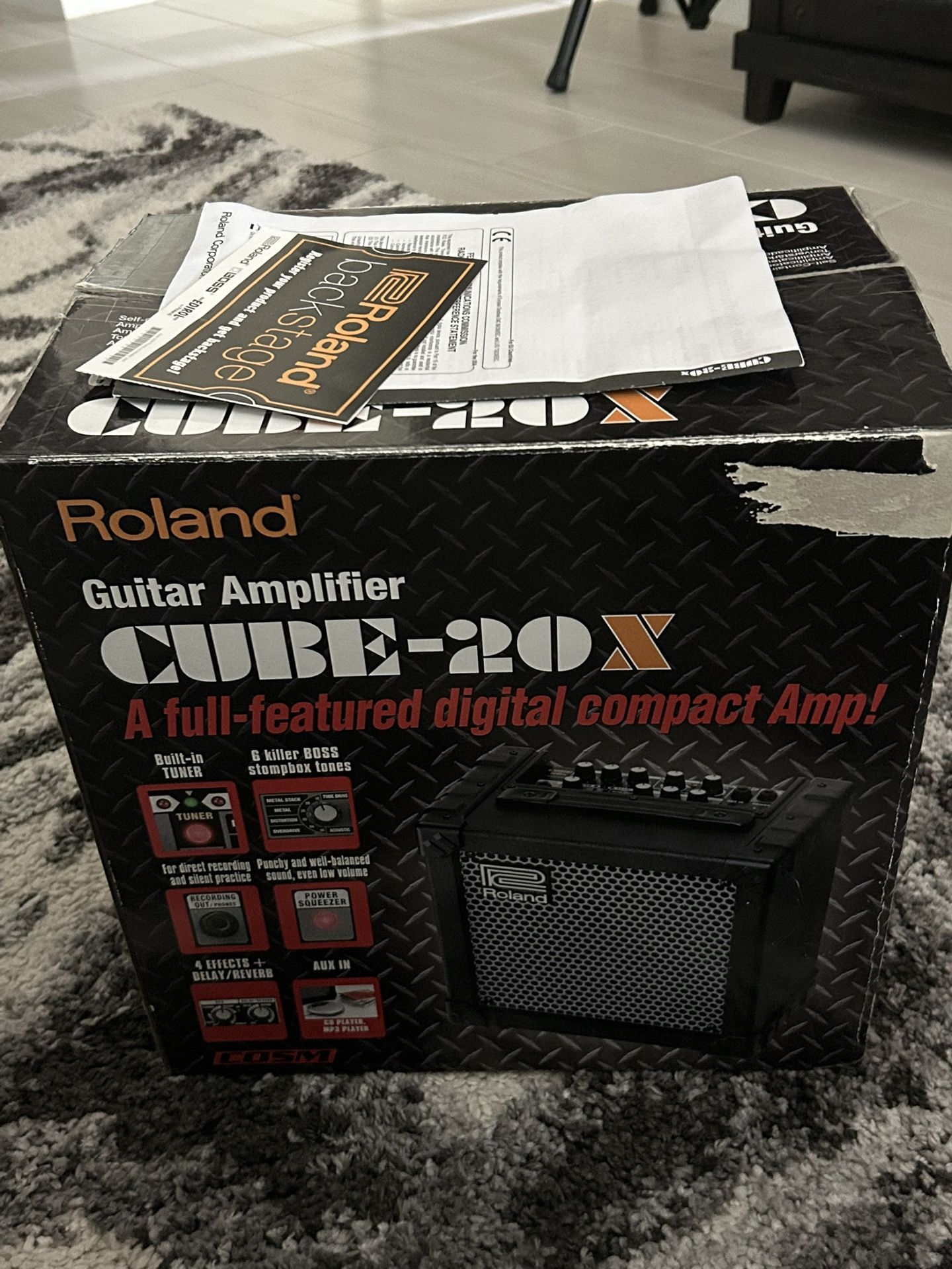 Up For Sale Roland Cube 20X New Condition Open Box