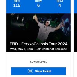 FEID Concert Tickets For Sale | May 1st 