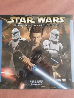 Star Wars ep 2 Calendar collectible