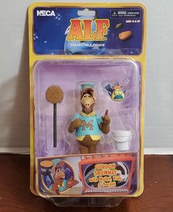 ALF Collectible Figure -Gordon Shumway w/Mallet, Fish & Bucket NECA New & Sealed