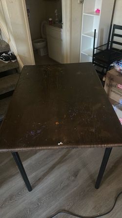 Kitchen table 2 chairs.