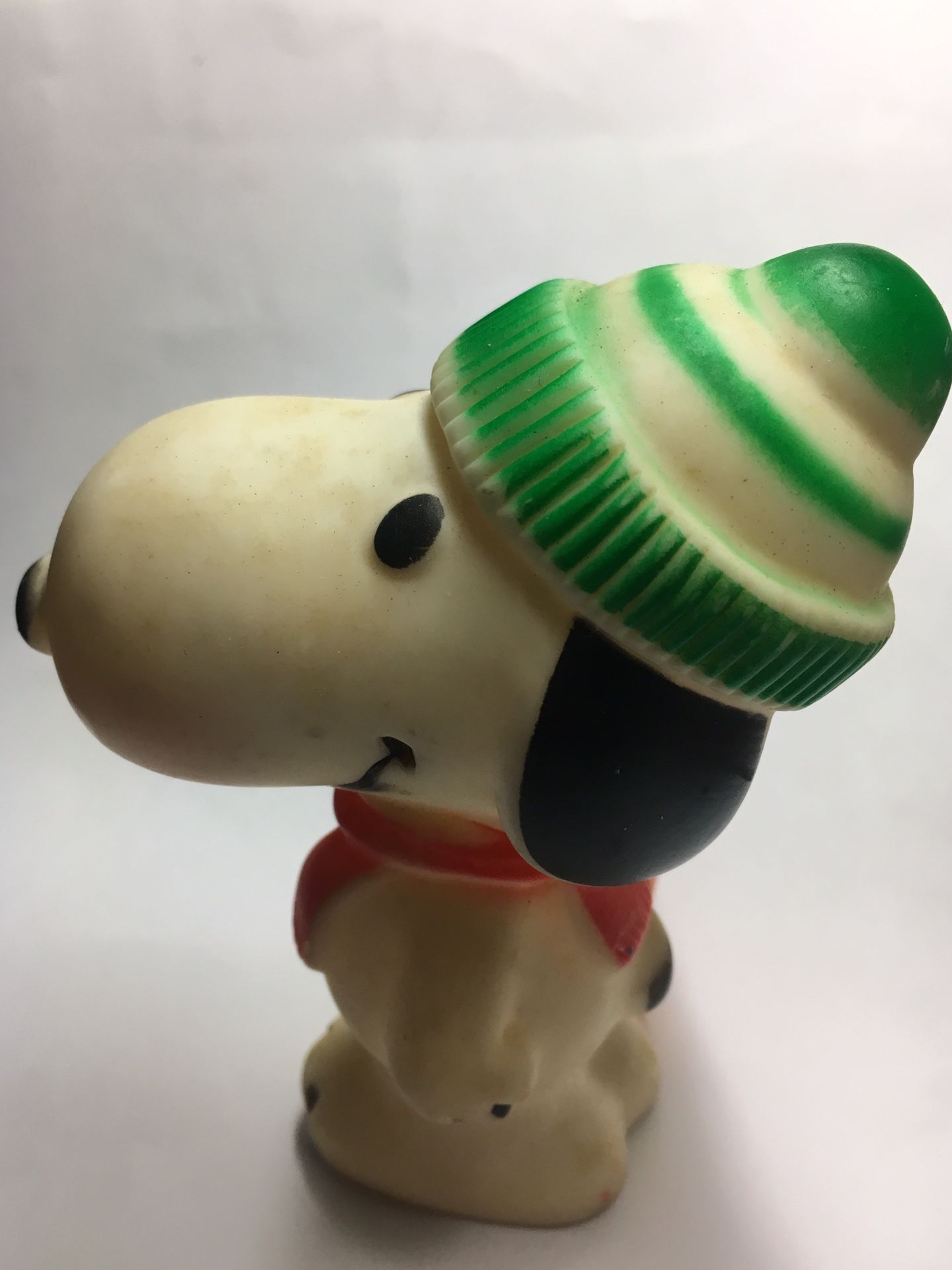Vintage Snoopy Rubber Squeaker Toy