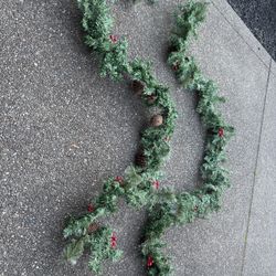 Two 8' Outdoor Garland 