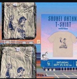 2024 Shohei Ohtani Med Or Xl Shirt LA Dodgers 9/21/24 SGA