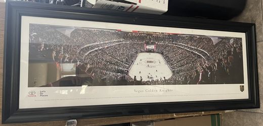 Vegas Golden Nights Ltd Edition Framed Photo, In the Cup again!