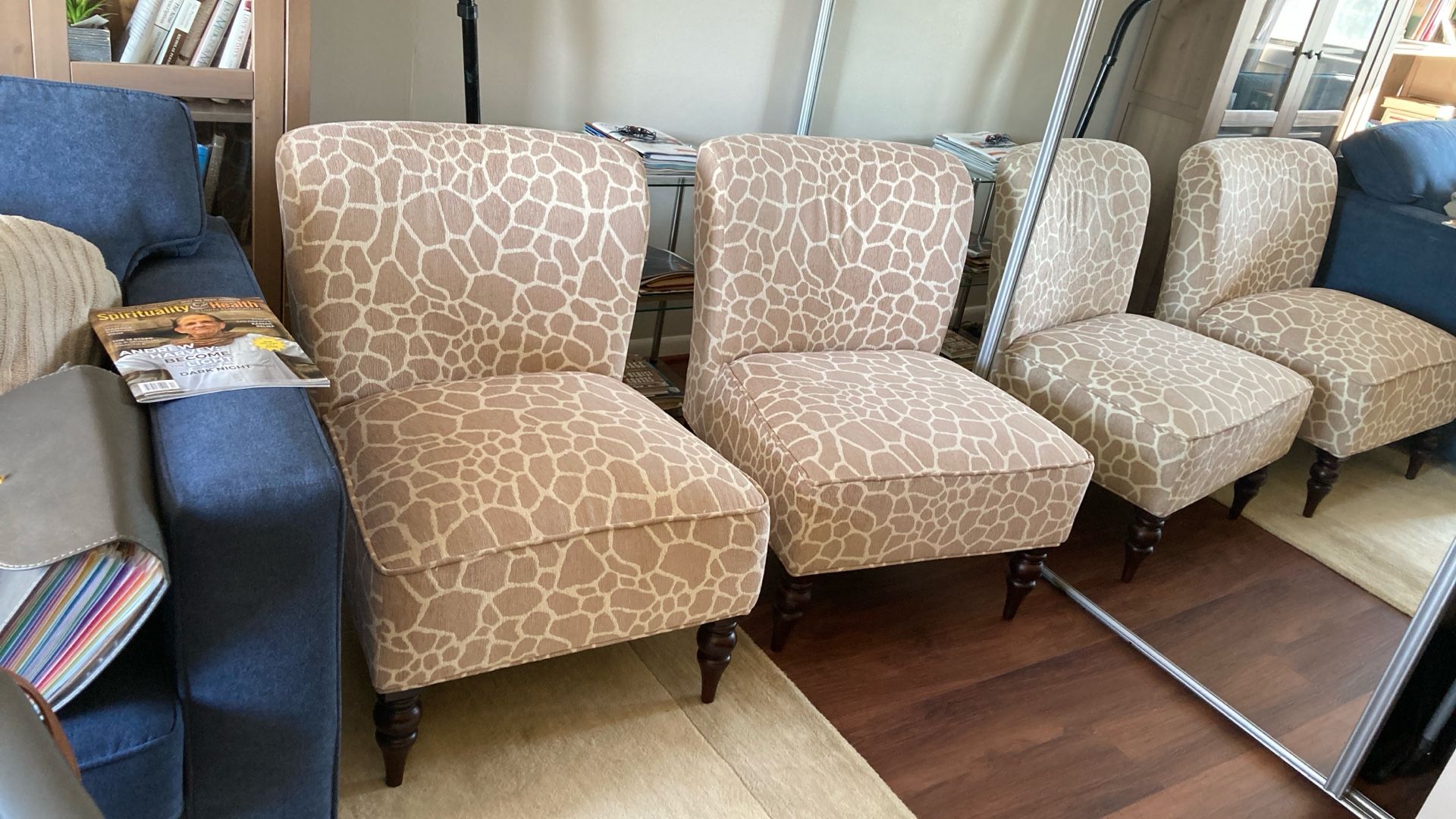 2 Side Chairs  33” Hx27”Dx23”W