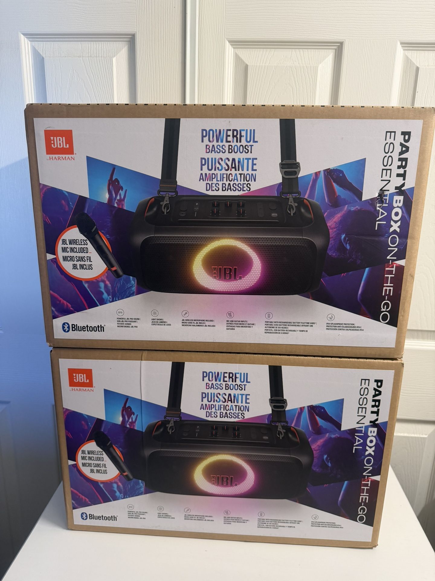 JBL PARTYBOX ON-THE-GO ESSENTIAL π€ ($260 EACH)