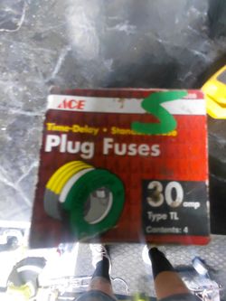 Ace 30 Amp Type TL Plug Fuses 4-Pack