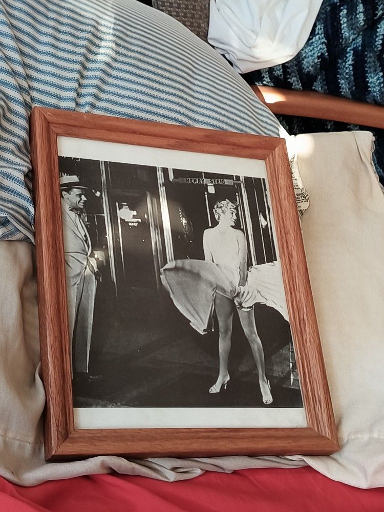 Framed Marilyn Monroe 9 X 11