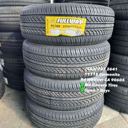 225/60R17 Fullway New Set of Tires Installed and Balanced Set de Llantas Nuevas Instaladas y Balanceadas