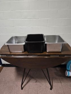 3-Piece Commercial Catering & Hotel Steam Table Food Pan Lot