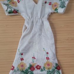 Vintage Barbie long summer Kimono dress