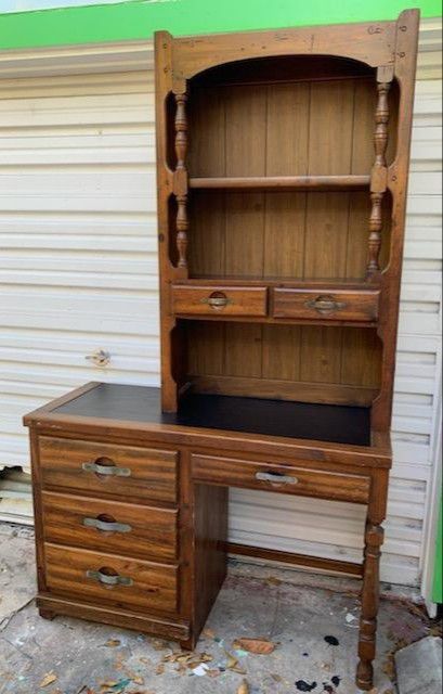 $60 firm. Desk and hutch