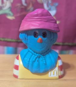 McDonalds 1998 Halloween Ronald Scarecrow Candy Dispenser Happy Meal Toy