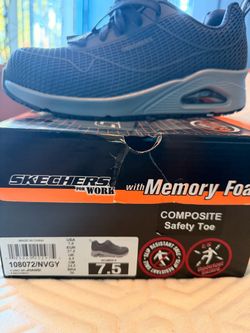 Women Steel Toe Shoe size 7.5