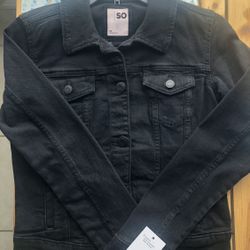 Women’s Demin Jacket Junior Size XS Fits Girls 10/12 Or 12/14