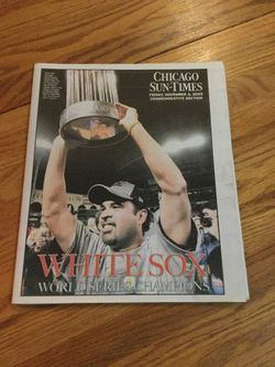 CHICAGO SUNTIMES SECTION 2005 World Series champions