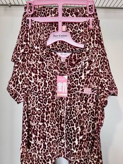 Juicy Couture Leopard Print Pajama Set