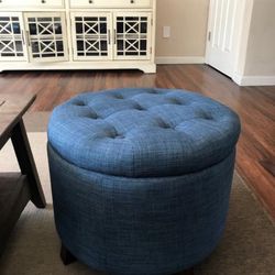 Blue Ottoman 
