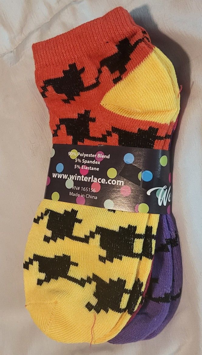 3 Pairs Of Low Cut Ankle Socks