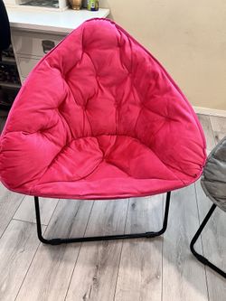 Pink Folding Chair