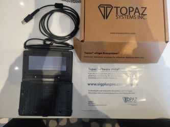 Topaz SigLite T-S461-HSB-R Slim Electronic Signature Capture Pad