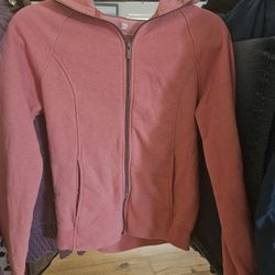 Jacket Zip Up Pink Peach Soft