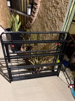 Twin Size Foldable Metal Bed Frame