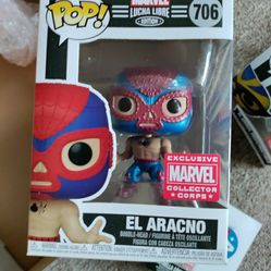 Marvel Lucha Libre Edition Funko Pop El Aracno Spiderman  Collector Corps Exclusive 