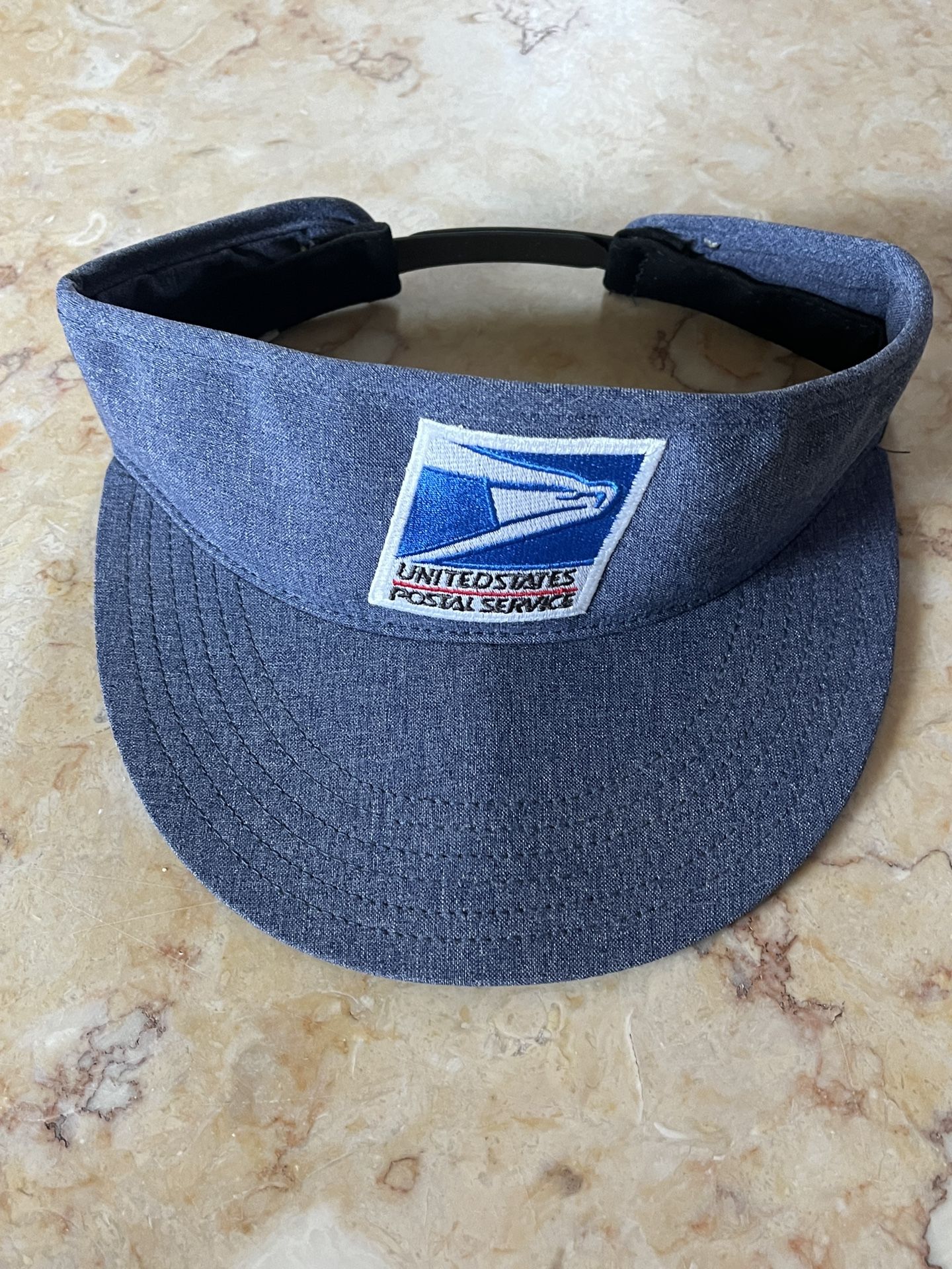 Vintage US Mail Visor Hat USPS Letter Carrier Postal Snapback 1990s